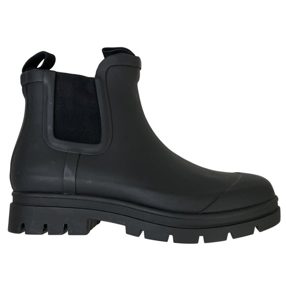 Everlane The Rain Boot Womens 6 Black Rubber Chelsea Boots - Picture 9 of 15